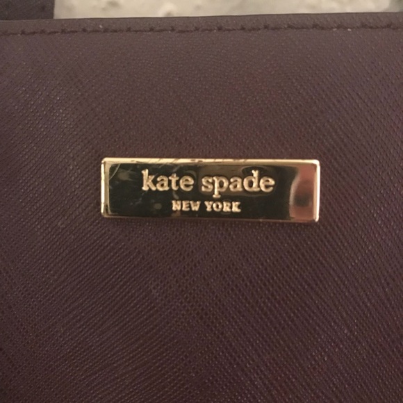 Kate Spade Mahogany Evangeline Laurel Way Satchel - Picture 5 of 5